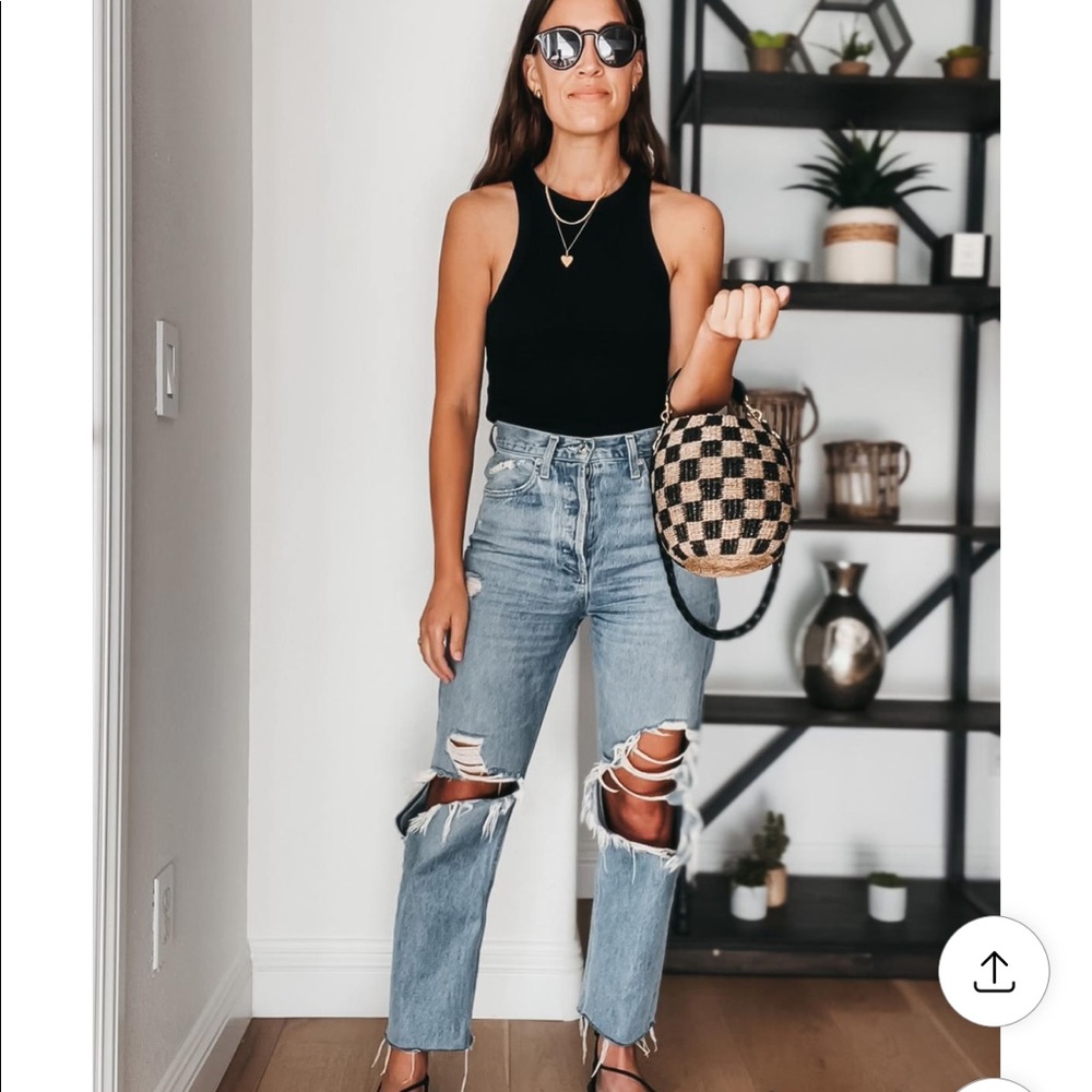 BNWT - Agolde 90’s Mid Rise Loose Fit Jeans in Fall Out